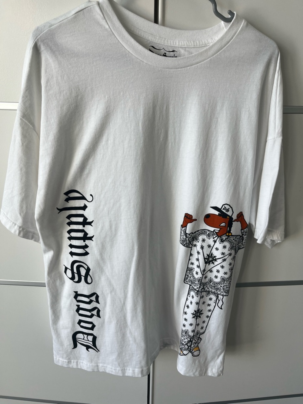 SNOOP DOGG! White Graphic Tee.